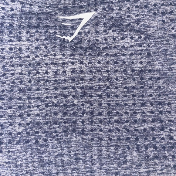 Gymshark denim blue crop top - Picture 4 of 4